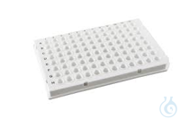 LabQ 96-Well PCR Plate, Semi Skirted, Low Profile, Light Cycler, White
